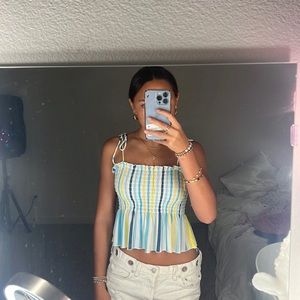 Striped cropped top - Size XS